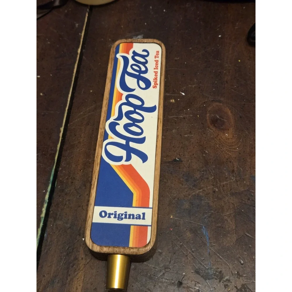 Hoop Tea Original Spiked Iced Tea Beer Retro Look Man Cave Bar Party  Decor
